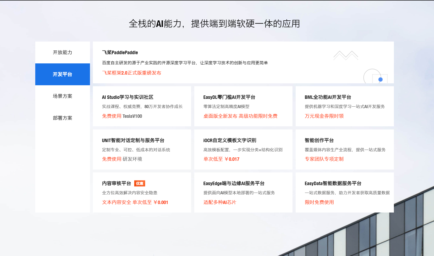 AI平臺(tái)服務(wù)