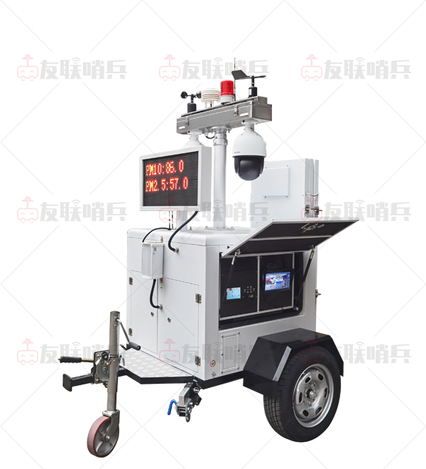 工地揚塵氣象監測太陽能移動監控車